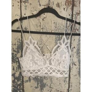 Free People FP One White bralette, size Small